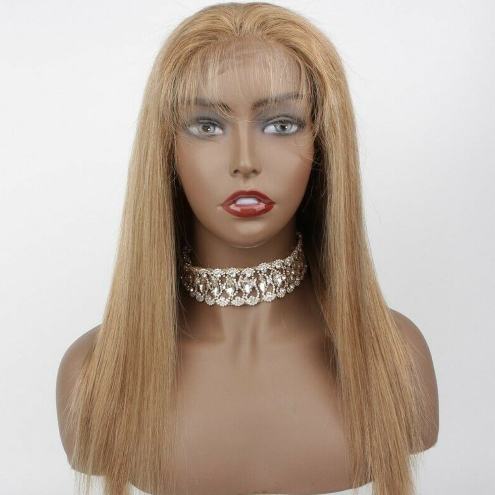 100% Human Hair 16" Hard Lace Front Wig